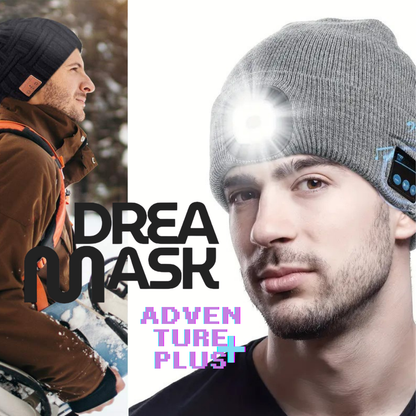 DreaMask Adventure Plus - Kulaklıklı ve Fenerli Bere