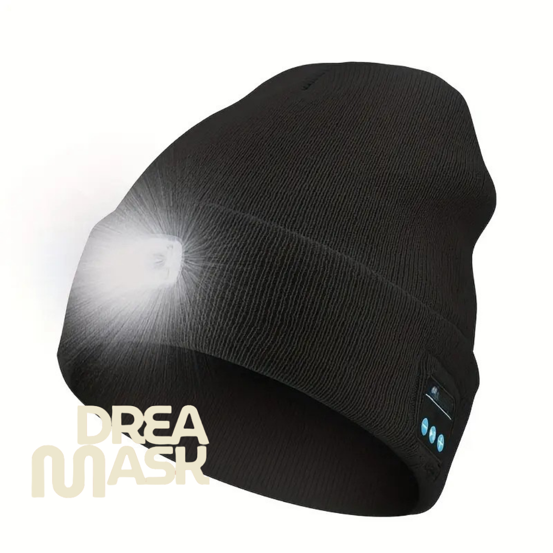DreaMask Adventure Plus - Kulaklıklı ve Fenerli Bere