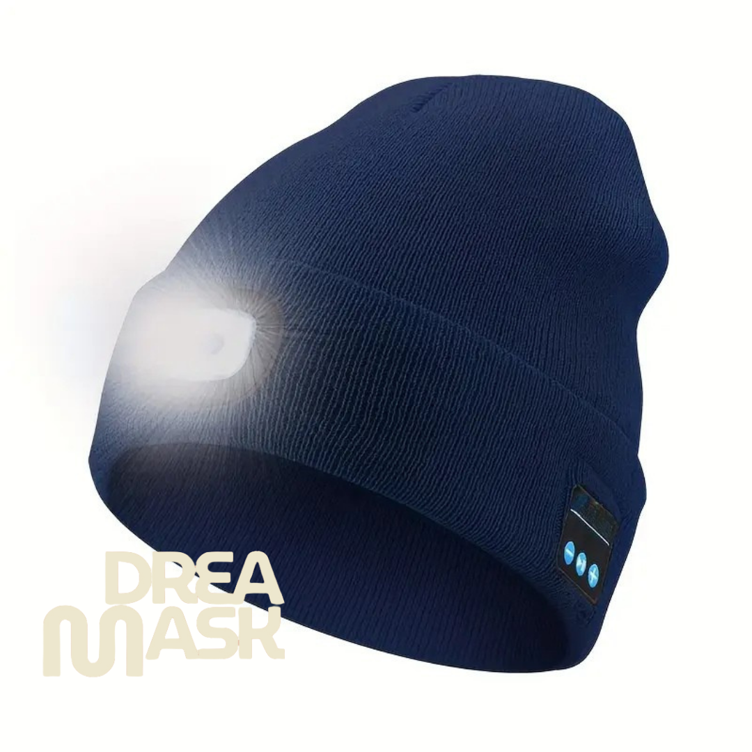 DreaMask Adventure Plus - Kulaklıklı ve Fenerli Bere