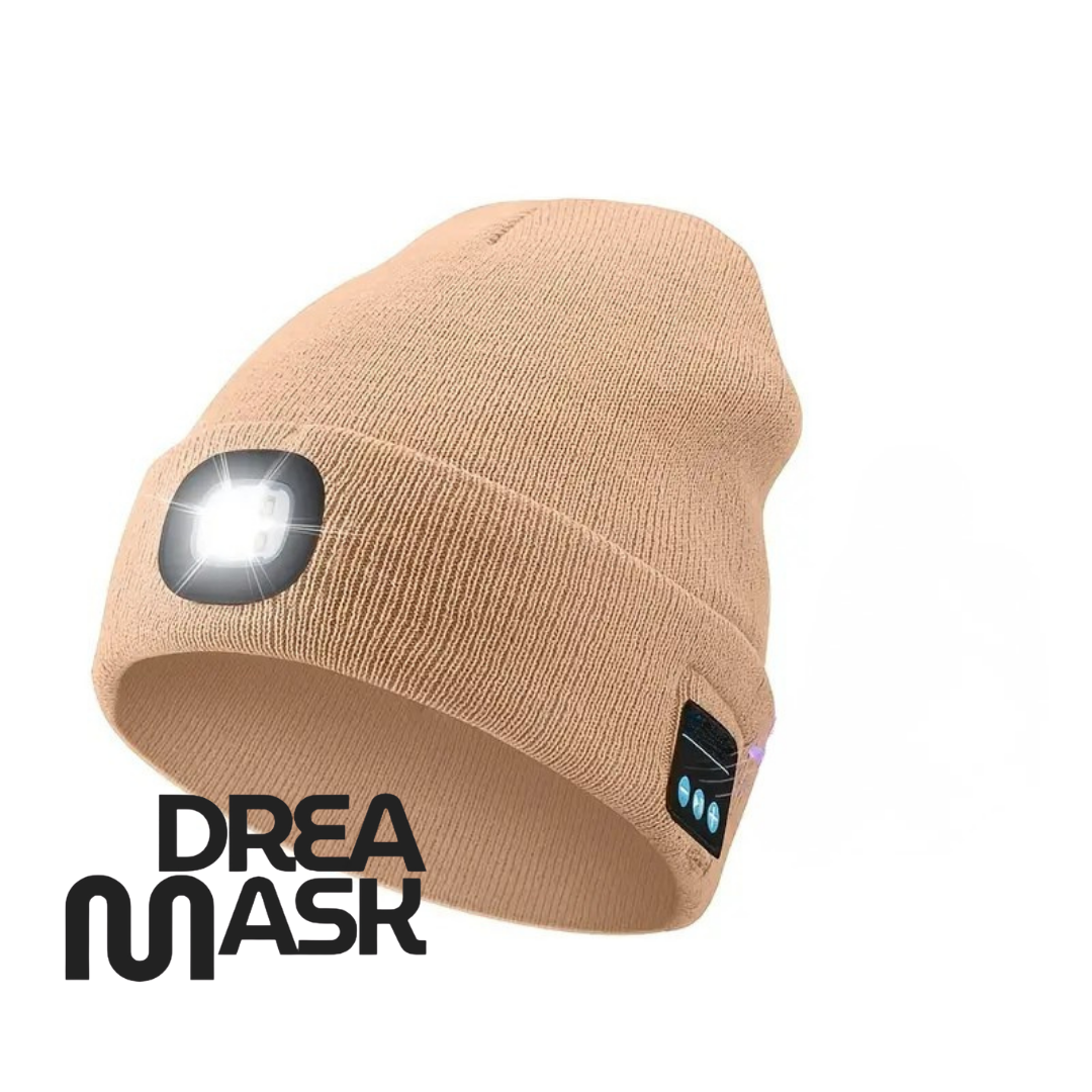 DreaMask Adventure Plus - Kulaklıklı ve Fenerli Bere